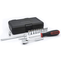 15 Pc. GEARWRENCH 1/4" Drive 6 Point Standard SAE Mechanics Tool Set - 80650