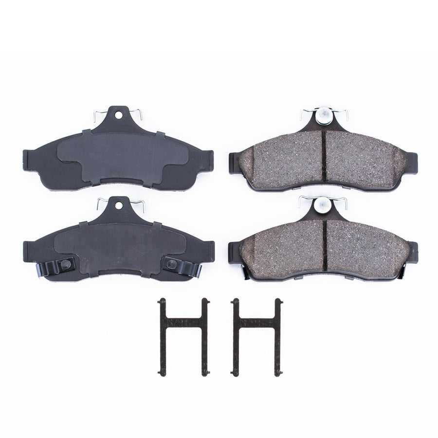 Power Stop Rear Brake Kit For Chevrolet Impala 1994-96 | Chevrolet Caprice 1994-96 - Ceramic Brake Pads With Installation Hardware, 17-628