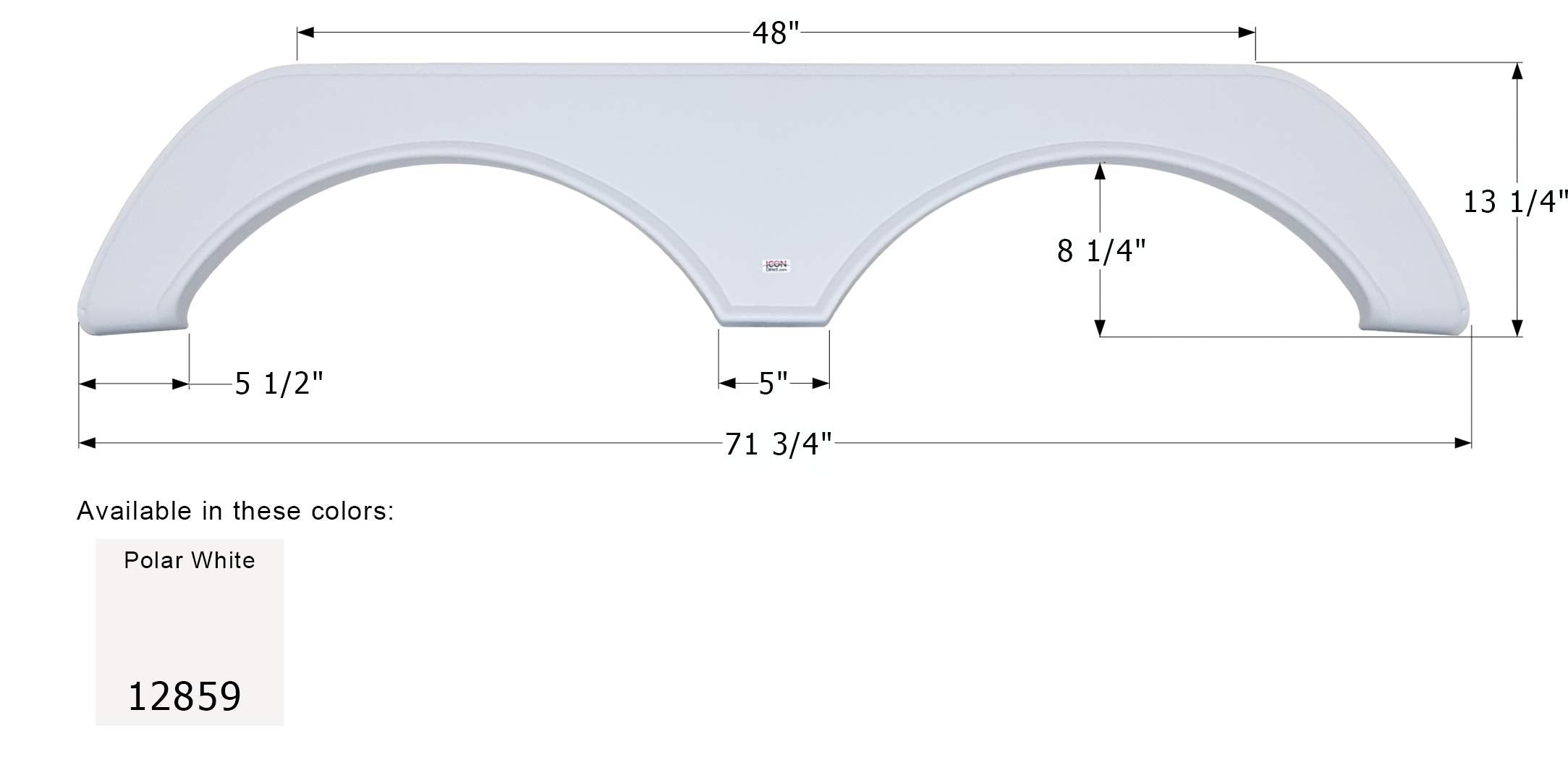 Fender Skirt ICON, Tandem, FS2859, Polar White