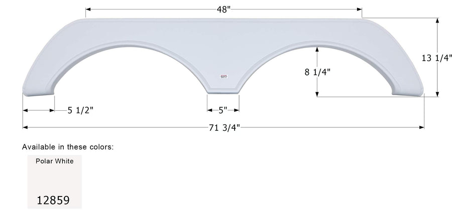 Fender Skirt ICON, Tandem, FS2859, Polar White