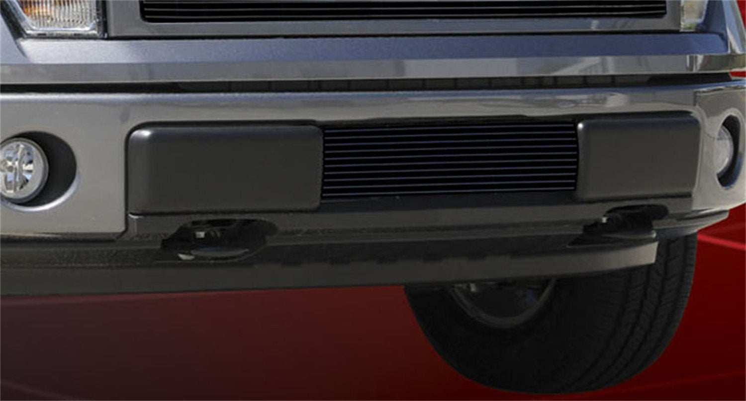 Horizontal T-Rex 25569B Aluminum Black Finish Billet Bumper Grille Bolt-on for Ford F150