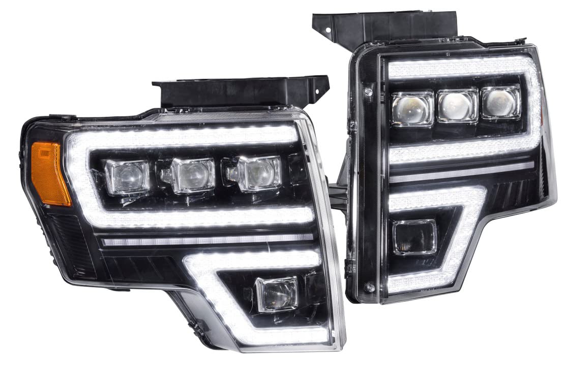 Carbide GTR Lighting LED Headlights fits Ford F-150 09-14, Plug and Play Headlight Replacement (GTR.HL35)