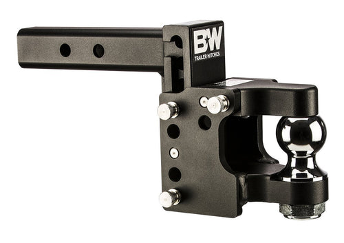 B&W Hitch Tow and Stow B and W with Pintle Drop Down - 2.5" Receiver Shank - 2" Ball