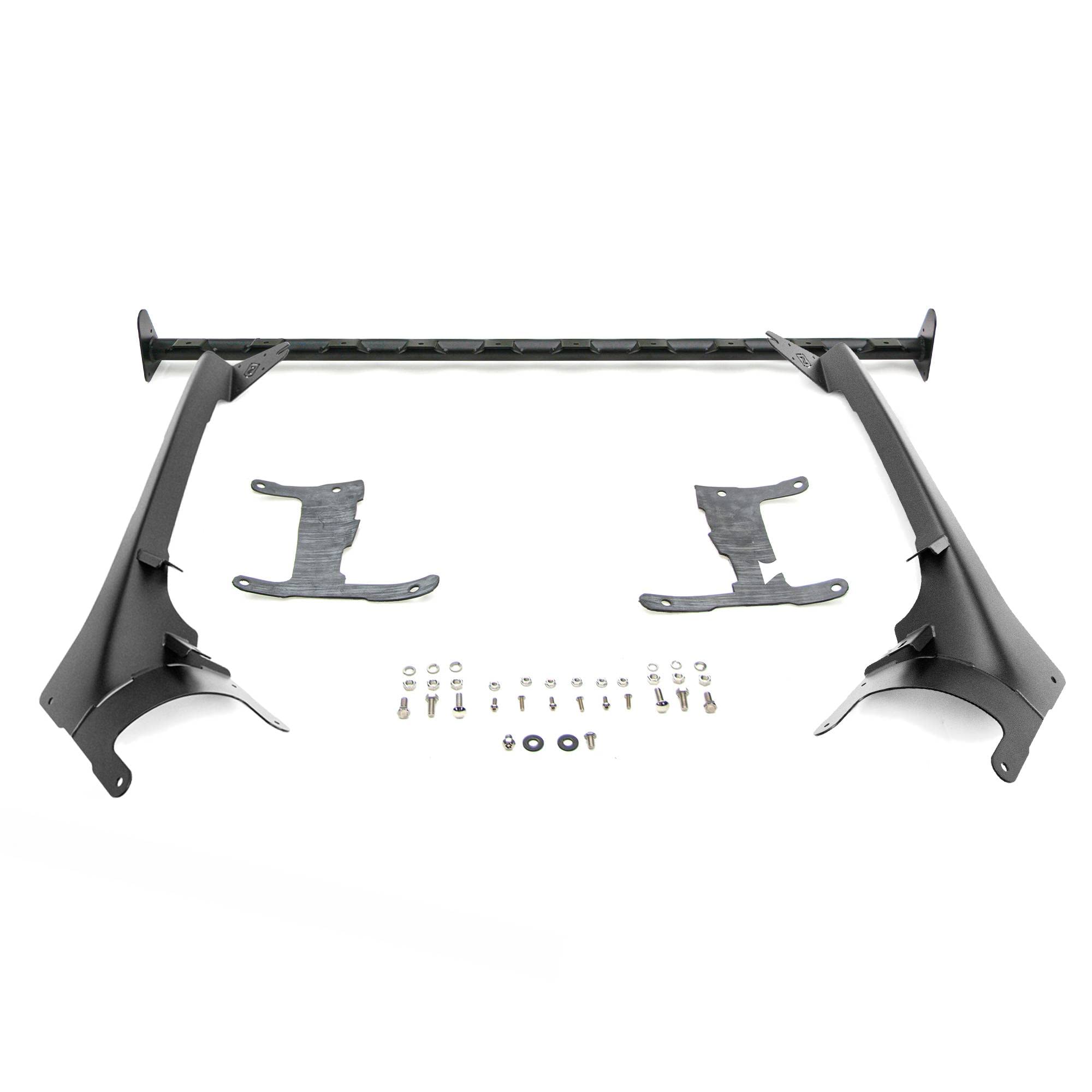 ZROADZ Front Roof LED Bracket Z934931-BK4 2019-2022 Jeep Gladiator Black