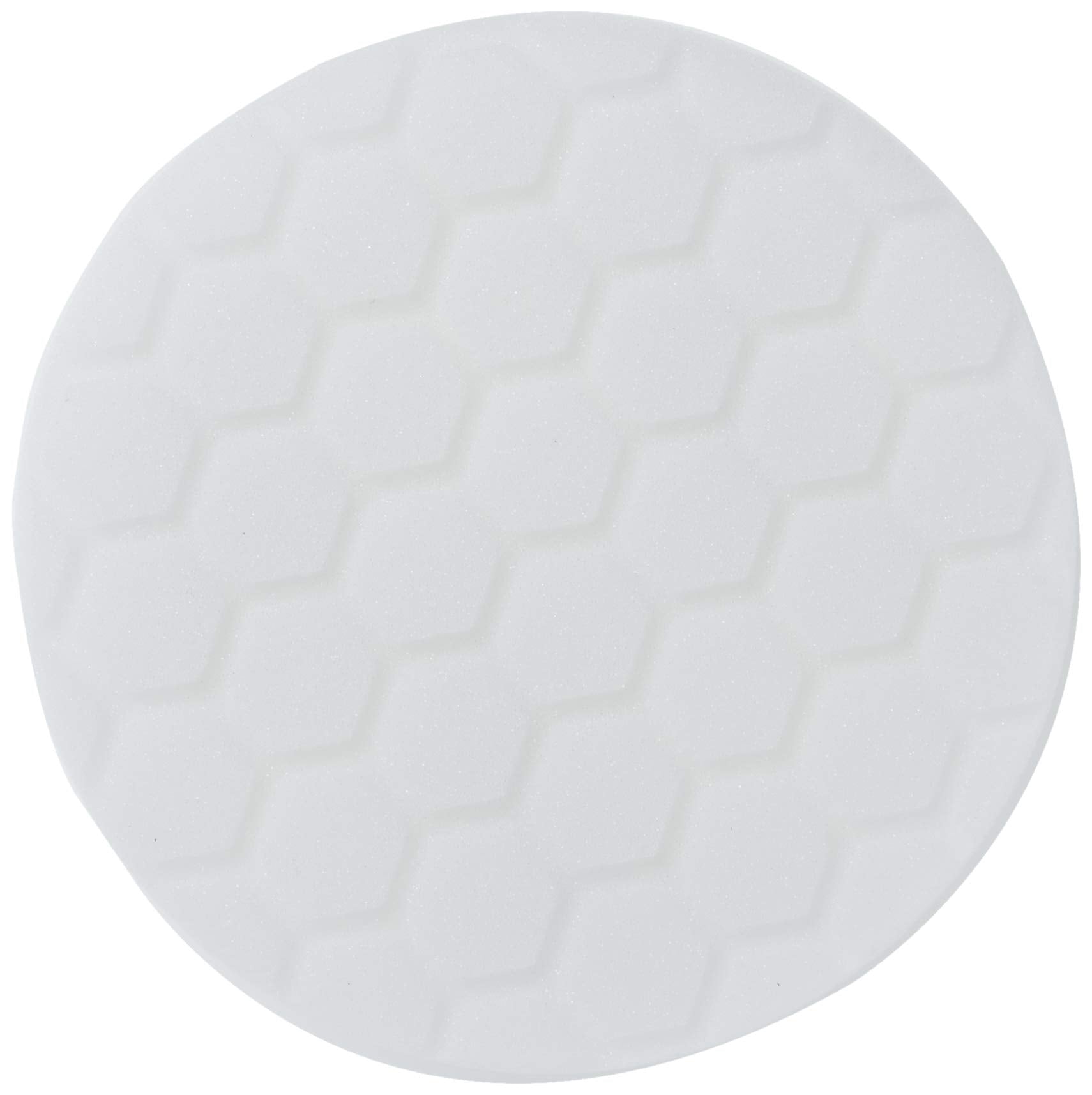 Chemical Guys Hex-Logic BUFX_104_HEX5 Light-Medium Polishing Pad, White, 5.5" Pad Made for 5" Backing Plates, 1 Pad Includeded