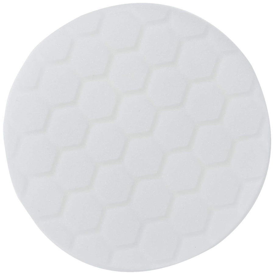 Chemical Guys Hex-Logic BUFX_104_HEX5 Light-Medium Polishing Pad, White, 5.5" Pad Made for 5" Backing Plates, 1 Pad Includeded
