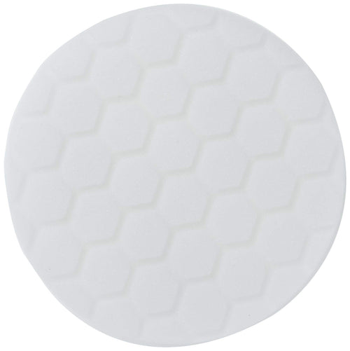 Chemical Guys Hex-Logic BUFX_104_HEX5 Light-Medium Polishing Pad, White, 5.5" Pad Made for 5" Backing Plates, 1 Pad Includeded