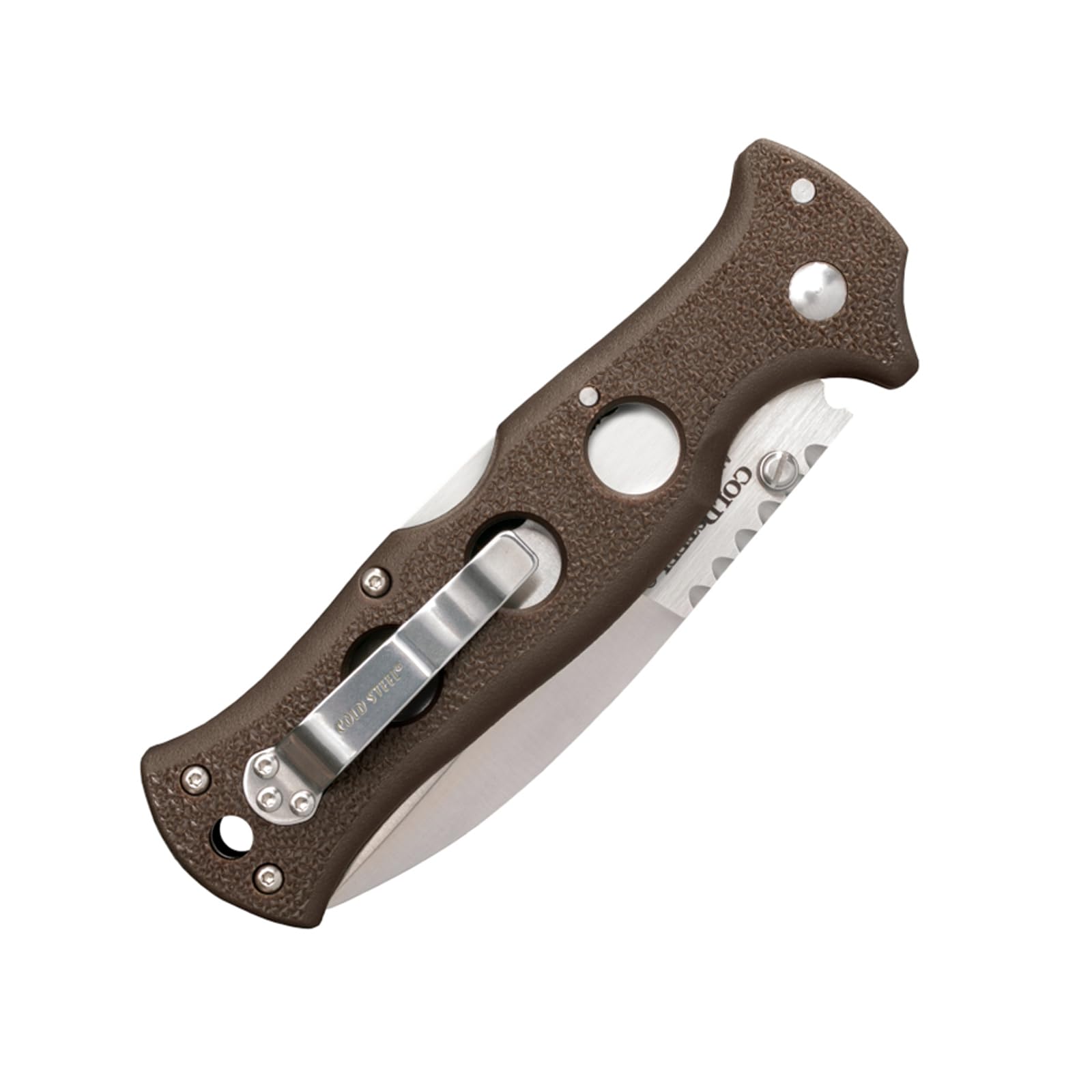 COLD STEEL Gunsite Counter Point 4" Japanese AUS10A Razor-Sharp Blade 5" Griv-Ex Handle EDC Narrow Blade Folding Knife w/Tri-Ad Lock
