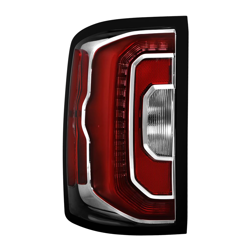 GMC Sierra 1500 Denali 16-18 SLT (Halogen Backup Light) LED Tail Light - Spyder OE Left