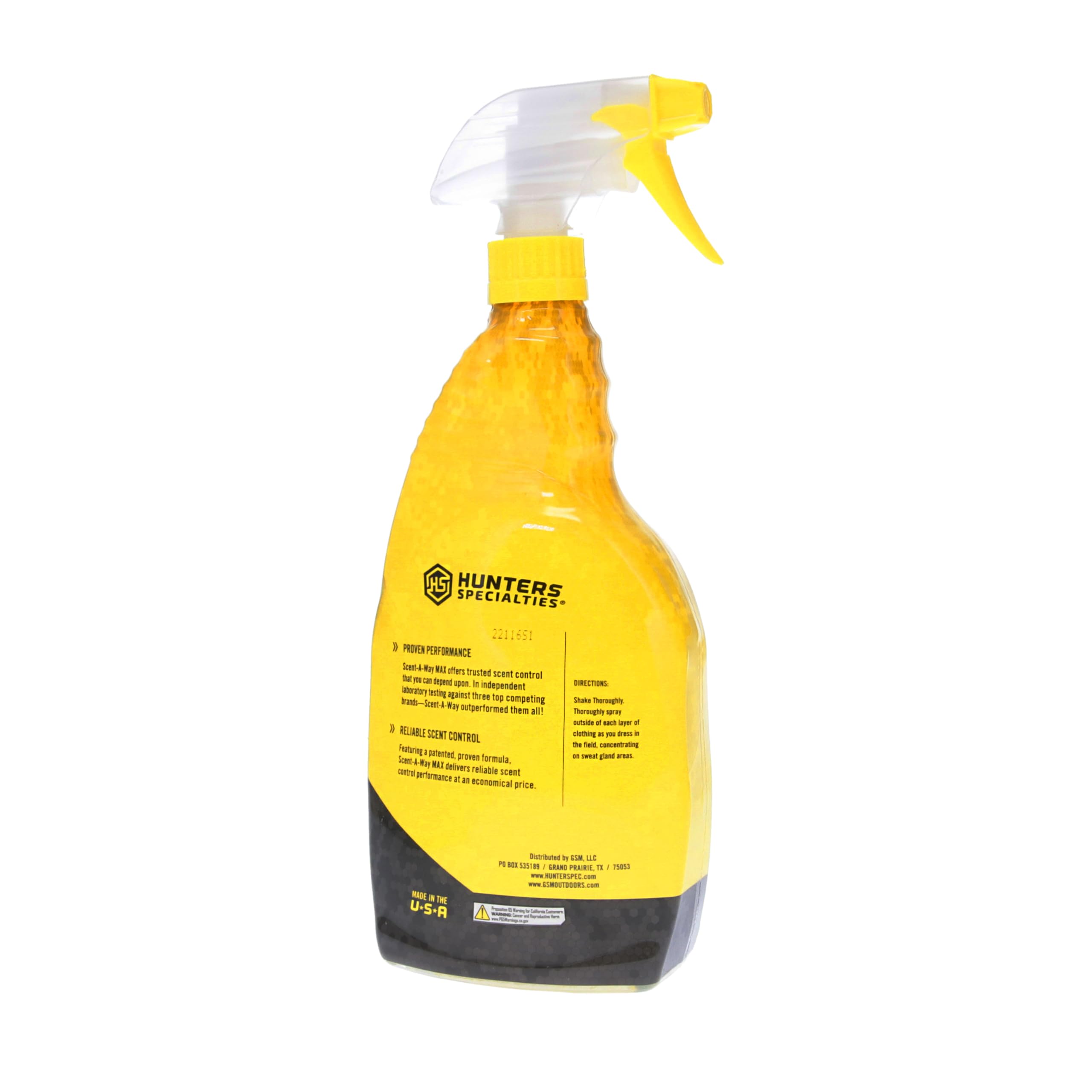 Scent-A-Way Max Spray Hunters Specialties Odorless, 32 oz, Multi