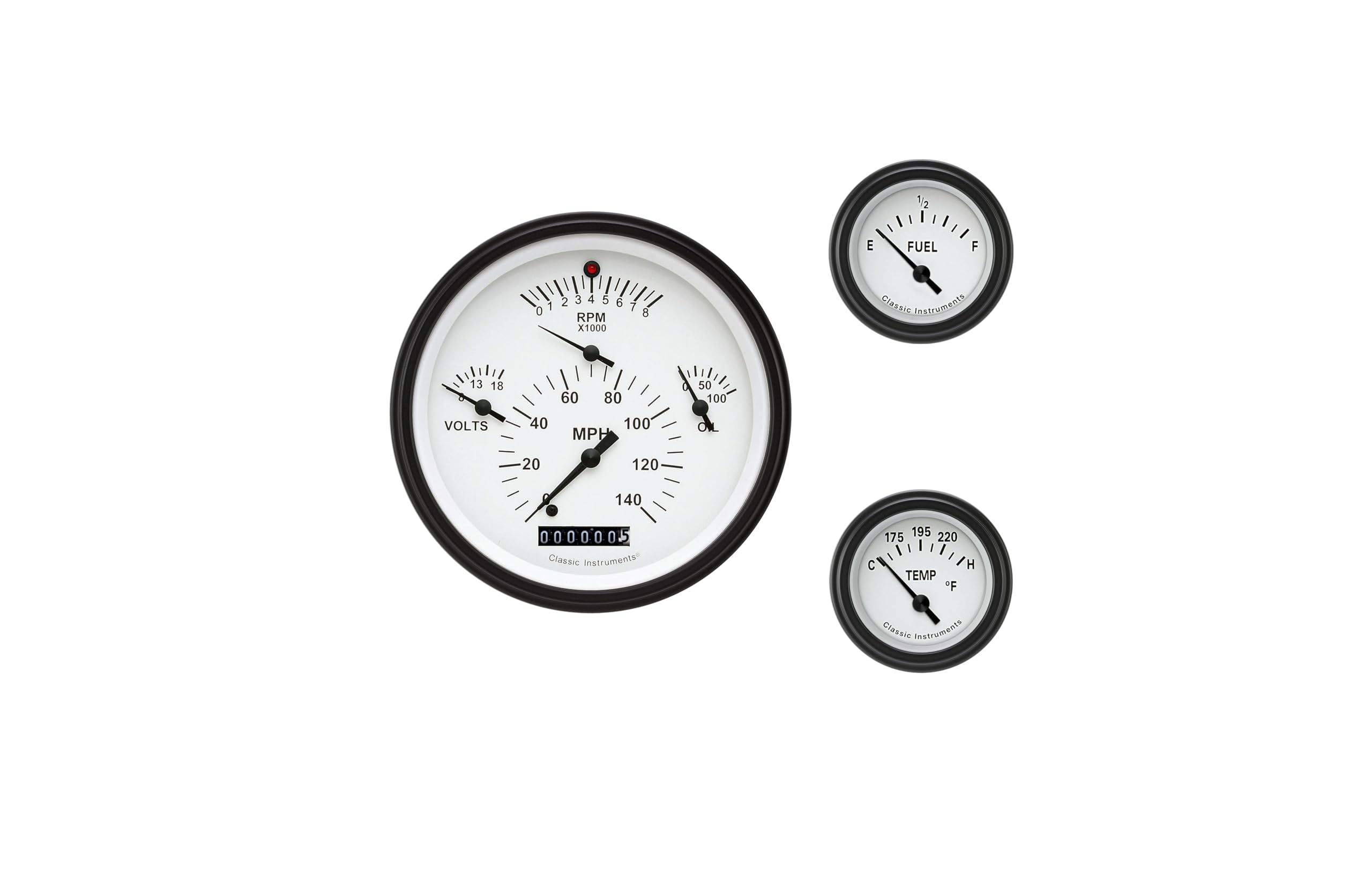 Gm Classic Instruments TE01WBLF Autoge White