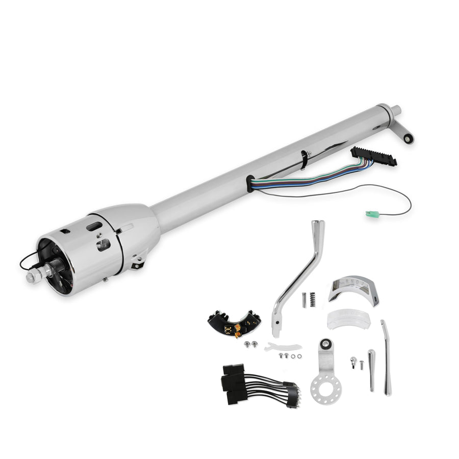 Brothers Trucks Custom CSCU33A Tilt Steering Column - Chrome/Auto - 33-Inch