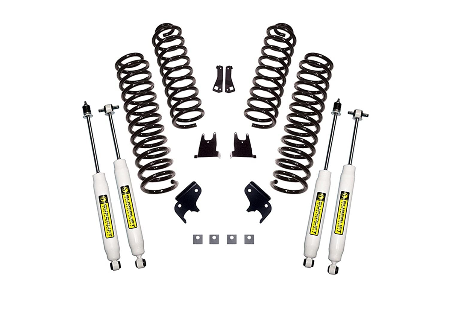 SUPERLIFT SUSPENSION RealTruck 2.5" Lift Kit for Jeep Wrangler JK | Complete Lift Kit with Front & Rear Shadow Series Shocks | K931 | Fits 2007-2018 Jeep Wrangler JK 4 Door