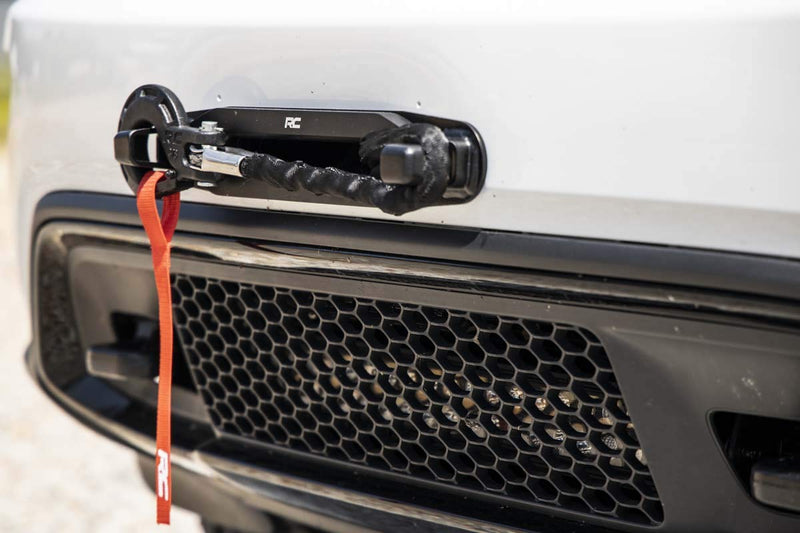 Hawse Fairlead Hook Mount Rough Country - Keeps Clevis Hook Secure, Easy Bolt-On Install