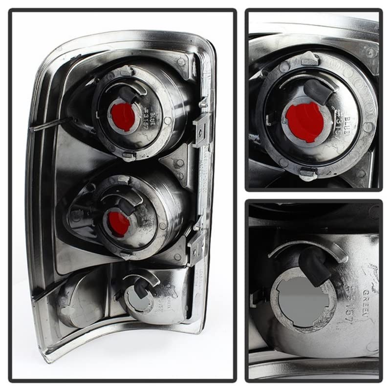 Auto Spyder 5077998 Euro Style Tail Lights Black/Smoked