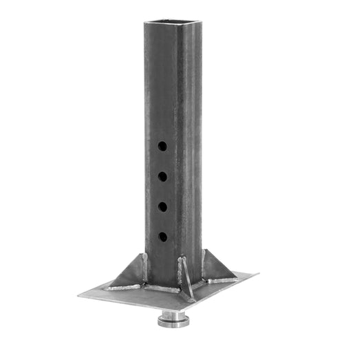 Gooseneck Coupler Bulldog Cases 0289650300, 2-5/16 in. Diameter, 30,000 lbs. Capacity, Square, Silver