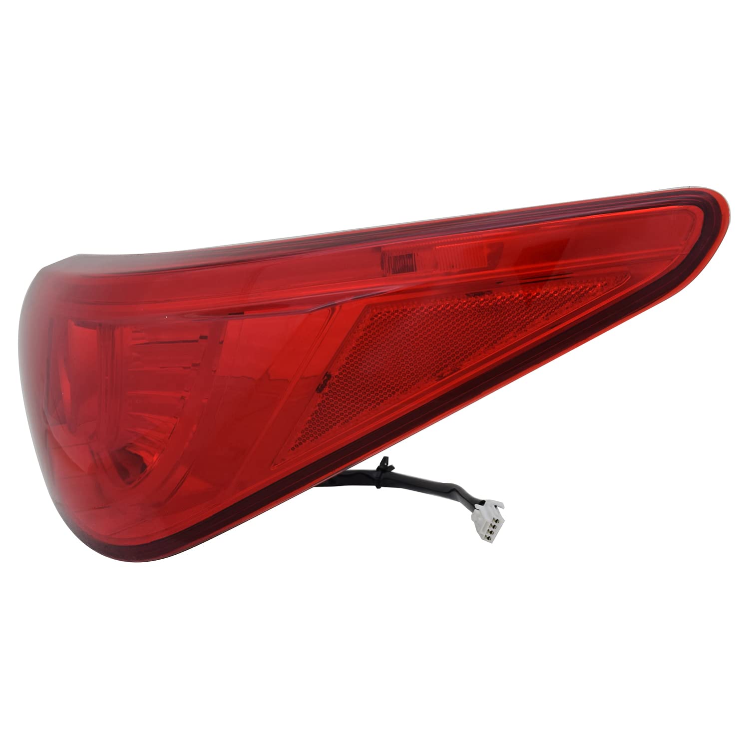 Right TYC Tail Light Assembly Compatible with 2016-2017 Infiniti Q50