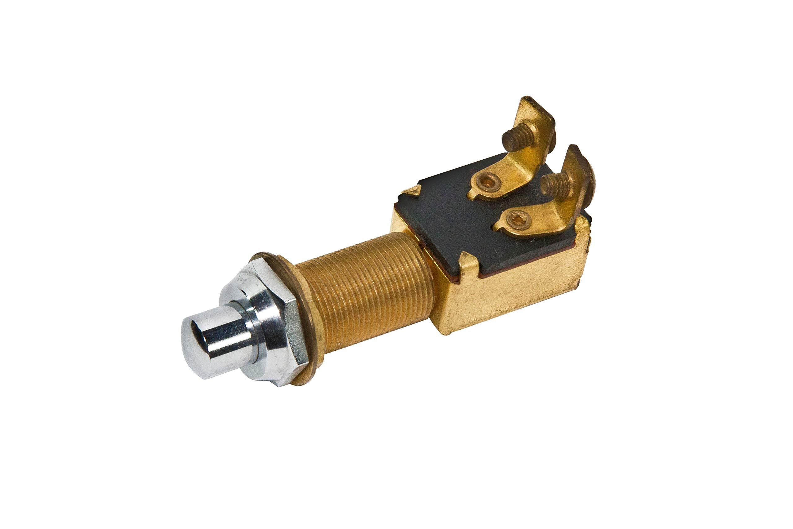 Moeller 053335-10 Marine Push Button Switch, 25A, 6V DC, Brass