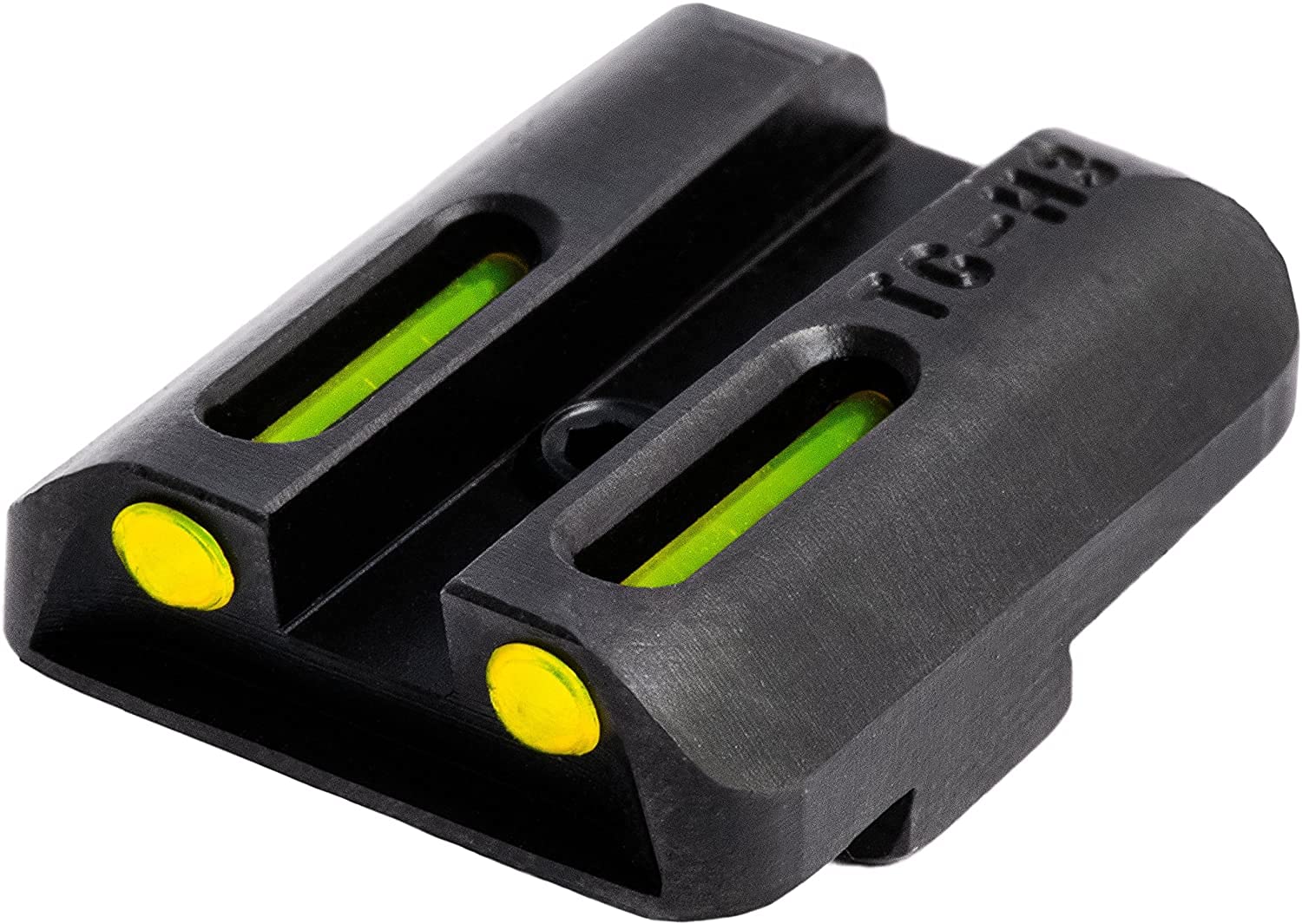 Tritium TruGlo Fiber Optic Handgun Laser Sight Accessories Set with Rear Colors, Fits Glock 17/17L, 19, 22, 23, 24 Models and More, Yellow Light