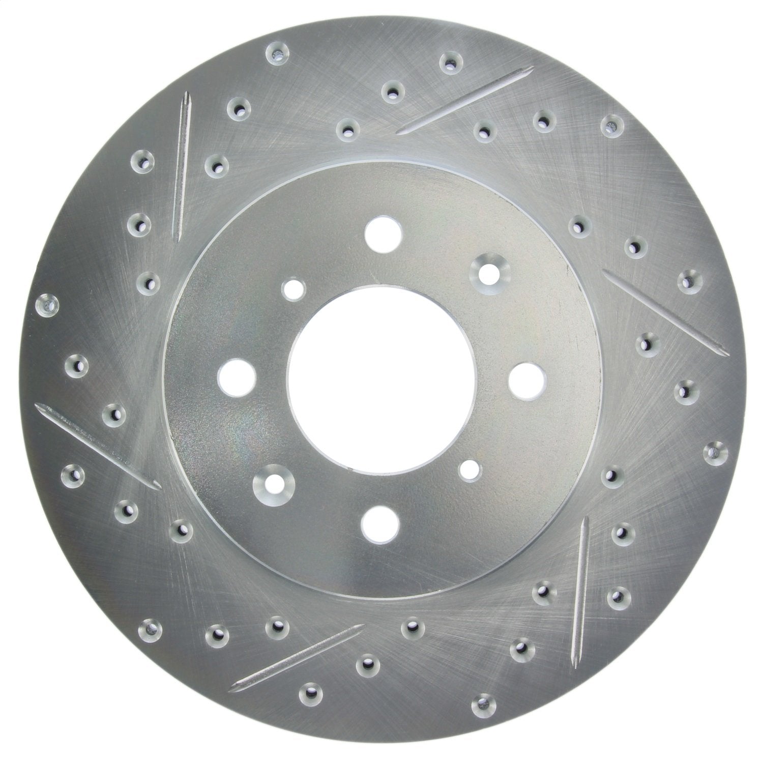 StopTech Select Sport 227.40021R Front Right Drilled/Slotted Disc Brake Rotor - Fits Acura EL, Integra, Honda City, Civic, del Sol, Fit and Insight Vehicles