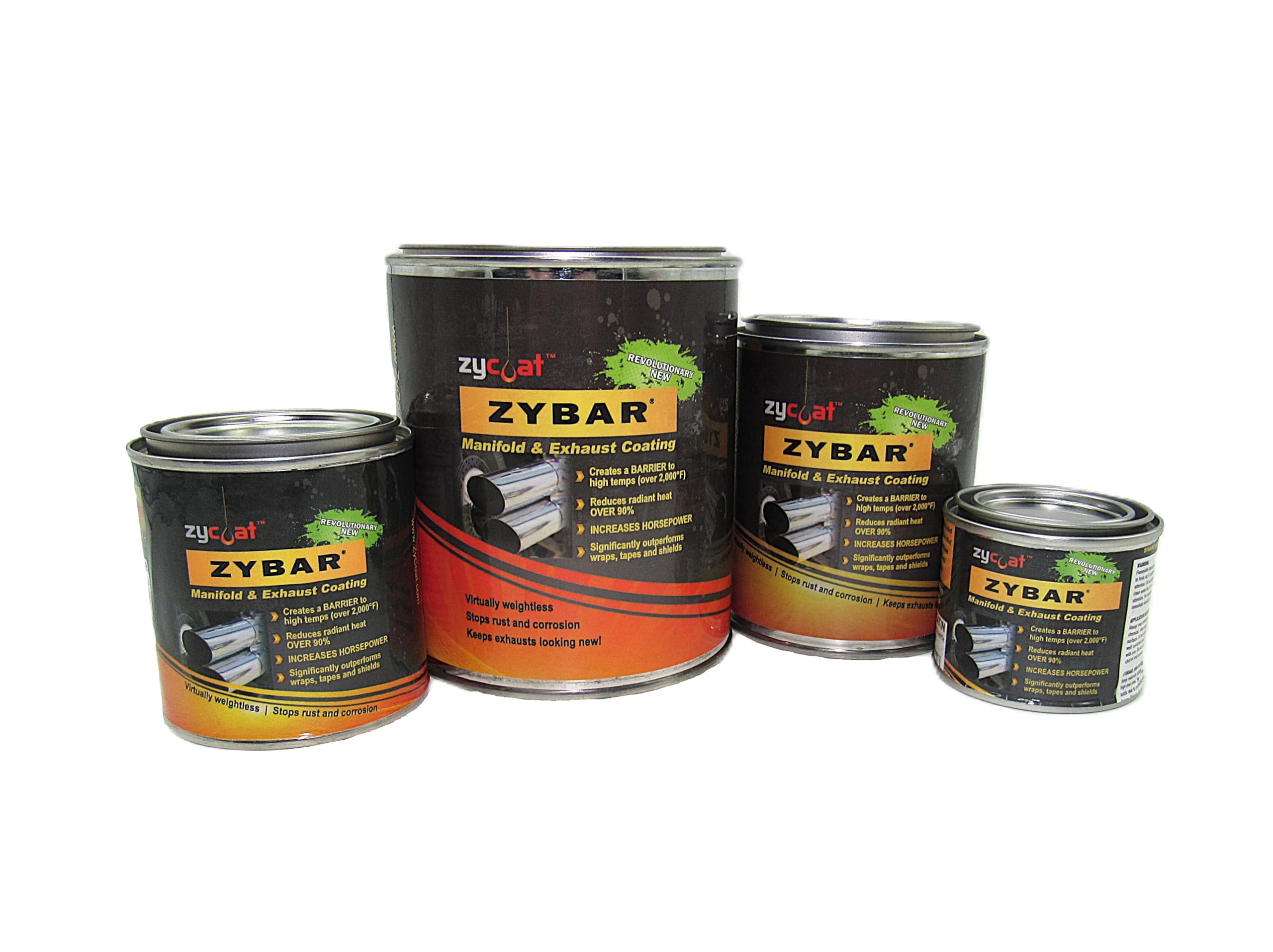 ZyBar ZyCoat 12016 High Temperature Coating - Medium Gray, 16 Ounce