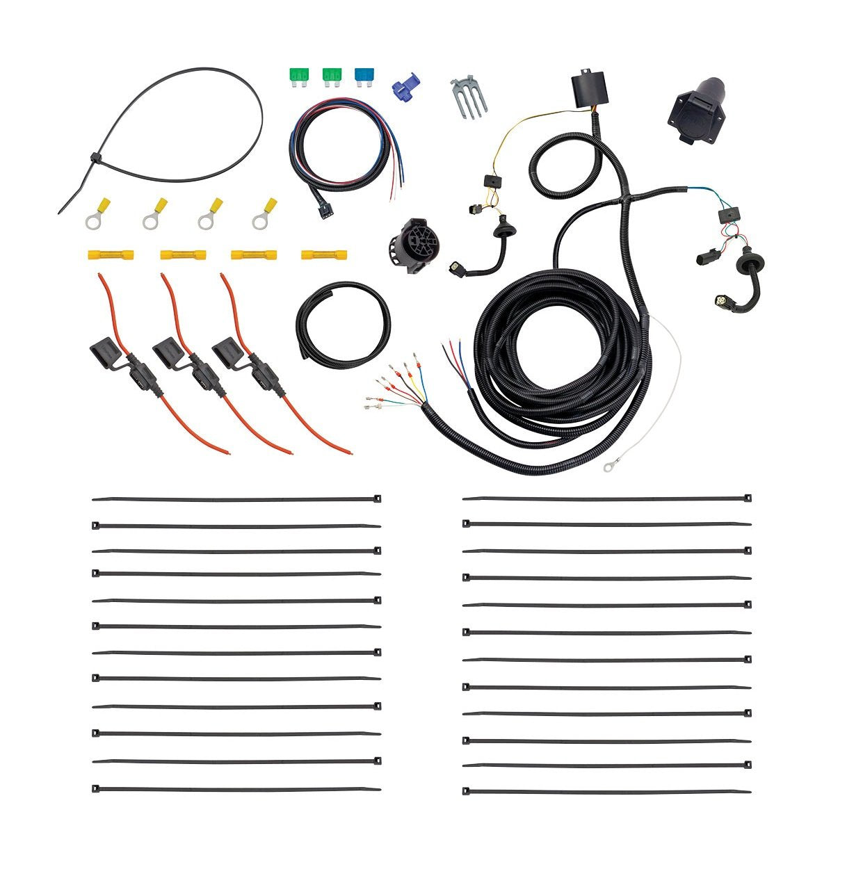 Tekonsha 7-Way Tow Harness, Compatible with Select Ford Transit-150, Transit-250, Transit-350