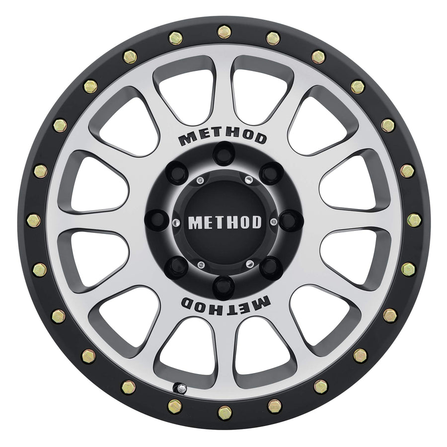 305 NV Method Race Wheels Machined/Black Street Loc 17x8.5" 8x170", 0mm offset 4.75" Backspace, MR30578587300