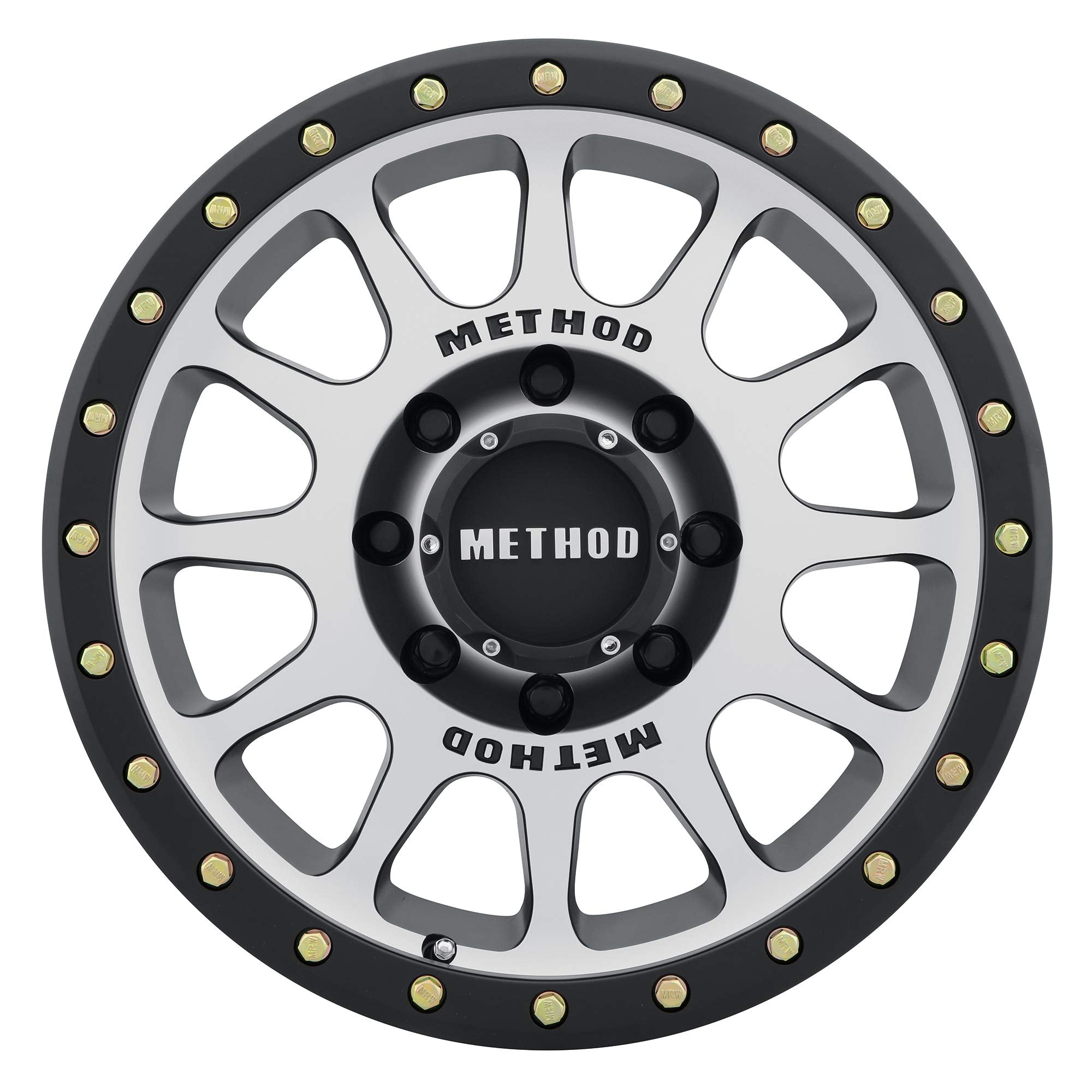 Method Race Wheels 18x9" 305 NV Machined/Black Street Loc 8x170", 18mm offset 5.75" Backspace, MR30589087318