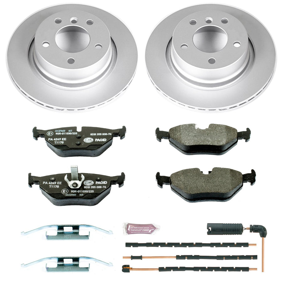 Rear Power Stop ESK962 Brake Kit Euro-Stop and 1 Rear Sensor Wire For BMW Z4 2003-2008 [Model Specific]