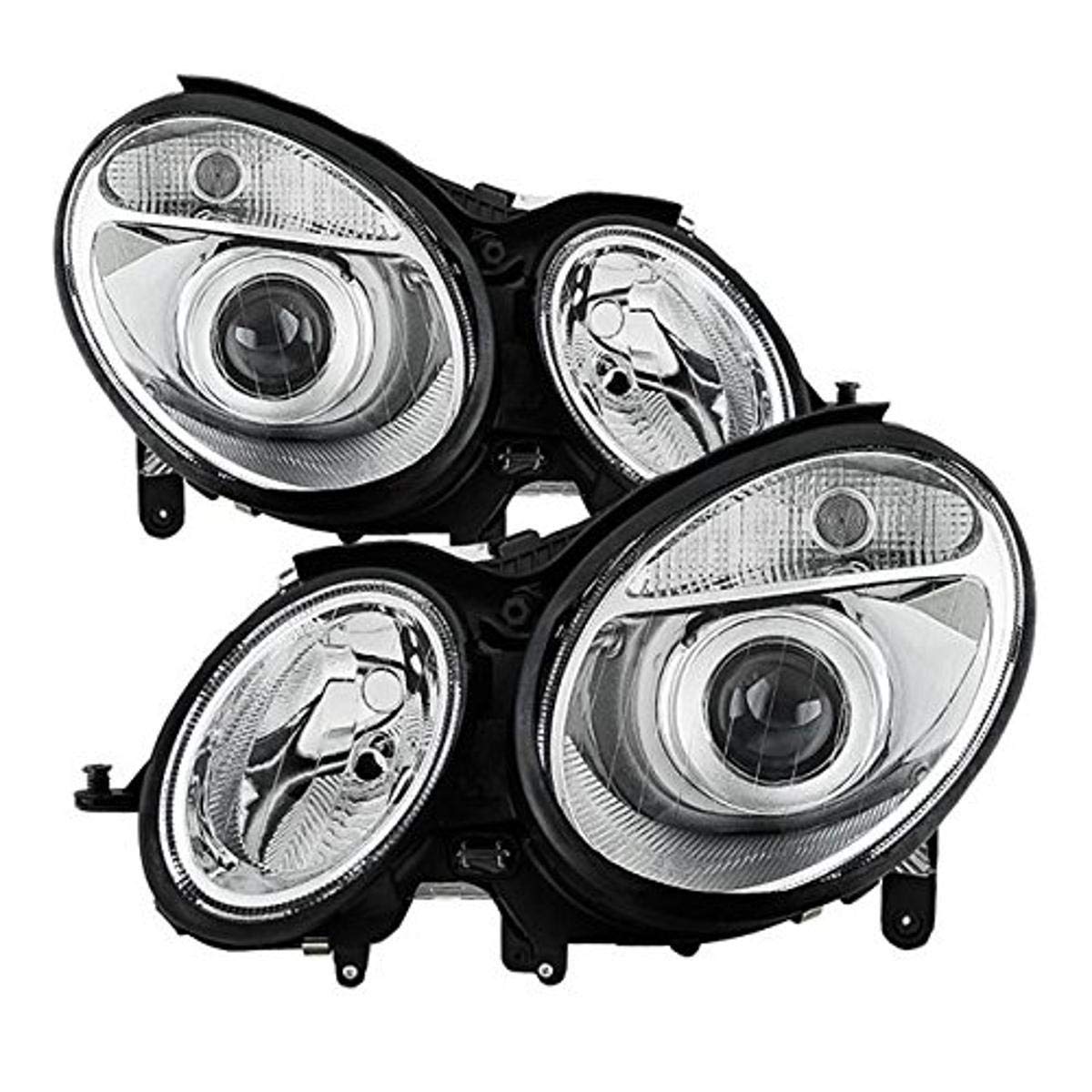 Headlight Xtune PRO-JH-MBW21103-C (Mercedes Benz W211 E-Class 03-06 Halogen Models (Don't fit HID Models) OEM Projector s - Chrome)