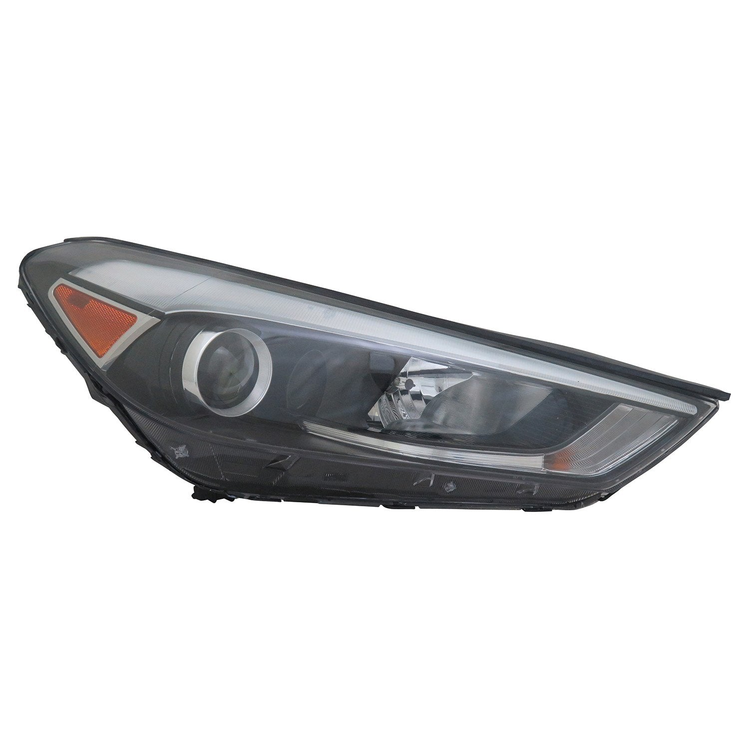 Right TYC Headlight Assembly Compatible with 2016-2018 Hyundai Tucson