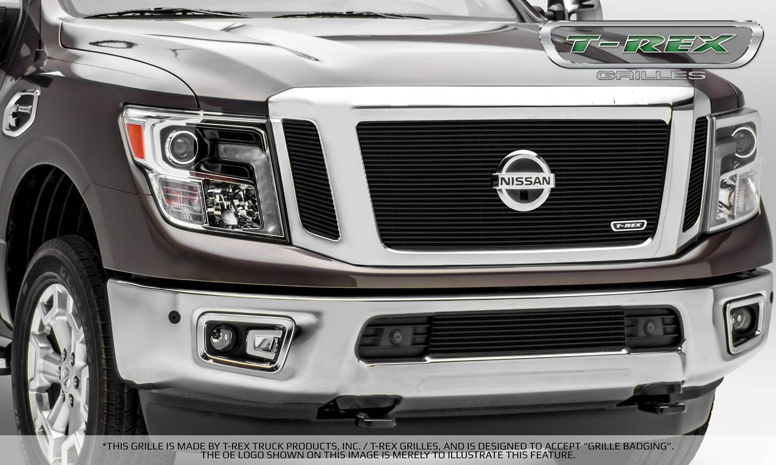 Billet Black T-Rex 20785B Grille T-Rex Nissan Titan