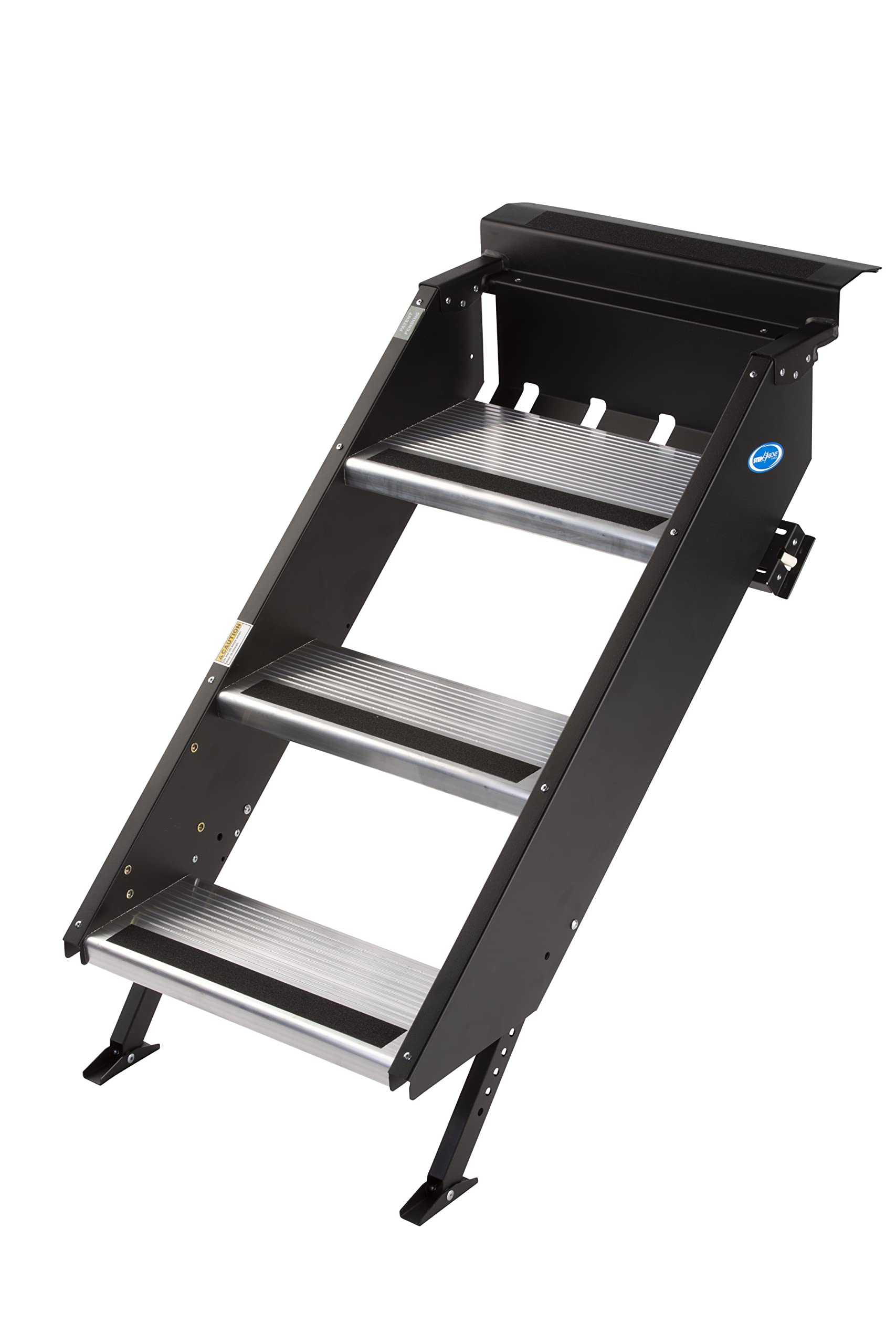 MORryde StepAbove STP-207 Fold-Up RV Entry Step - 3-Step (9" Step Rise), Fits 26" to 28" Door Width