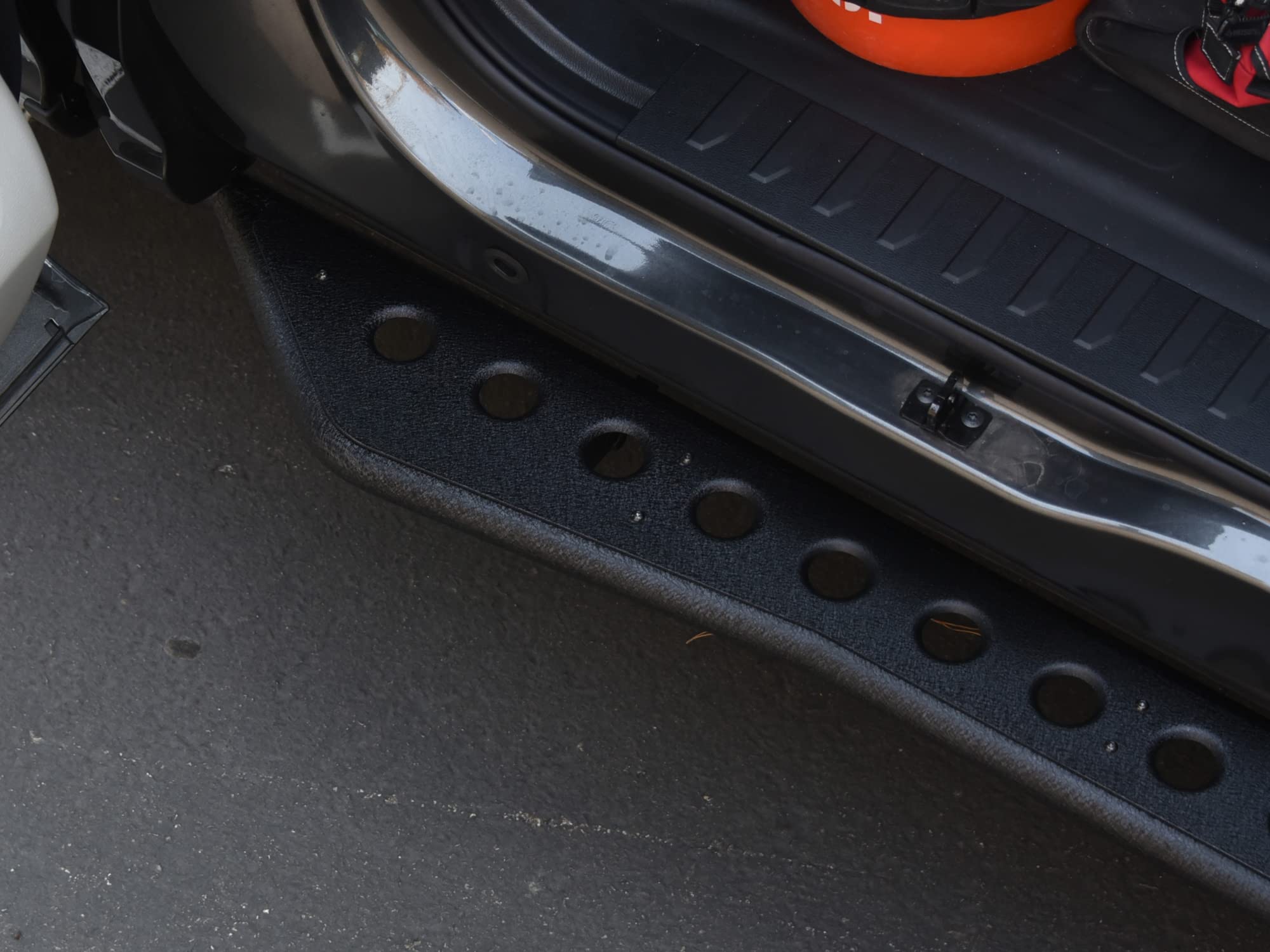 RS Series Armordillo Running Boards|Compatible with 2022-2024 Ford Maverick 4 Door Super Crew Cab|8724125|Textured Black|Side Step Bars