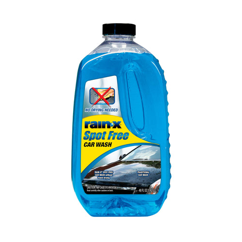 Car Wash Rain-X 620073 - Deep Cleaning, High Foam Soap Provides Spot Free Shine with No Towel Or Hand Drying Needed - Car soap for car cleaning and detailing 48 fl oz