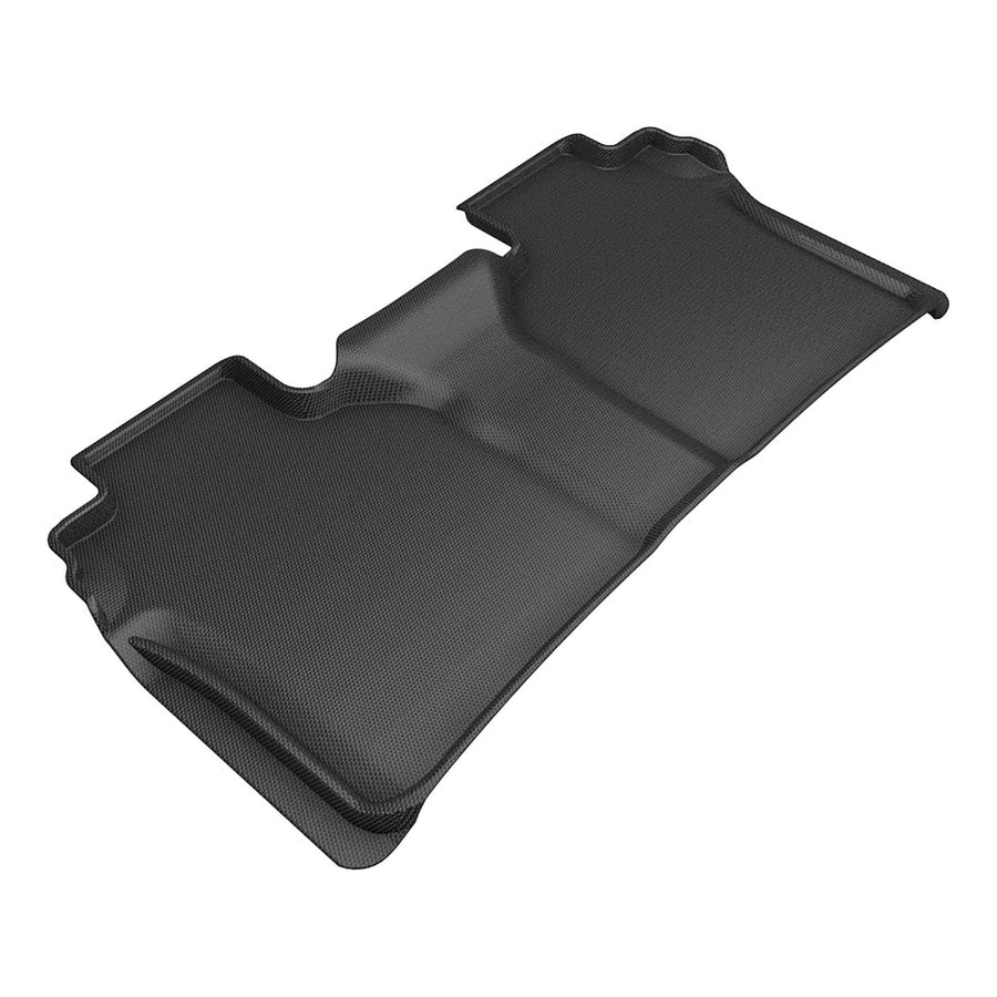 Custom Fit 3D MAXpider Kagu Floor Mat (Black) Compatible with Chevrolet Silverado/GMC Sierra 1500 Crew Cab 2019-2026 / 2500HD/3500HD 2020-2026 (Bench Seat, Vinyl Floor, w/Carpeted Storage) - 2nd Row