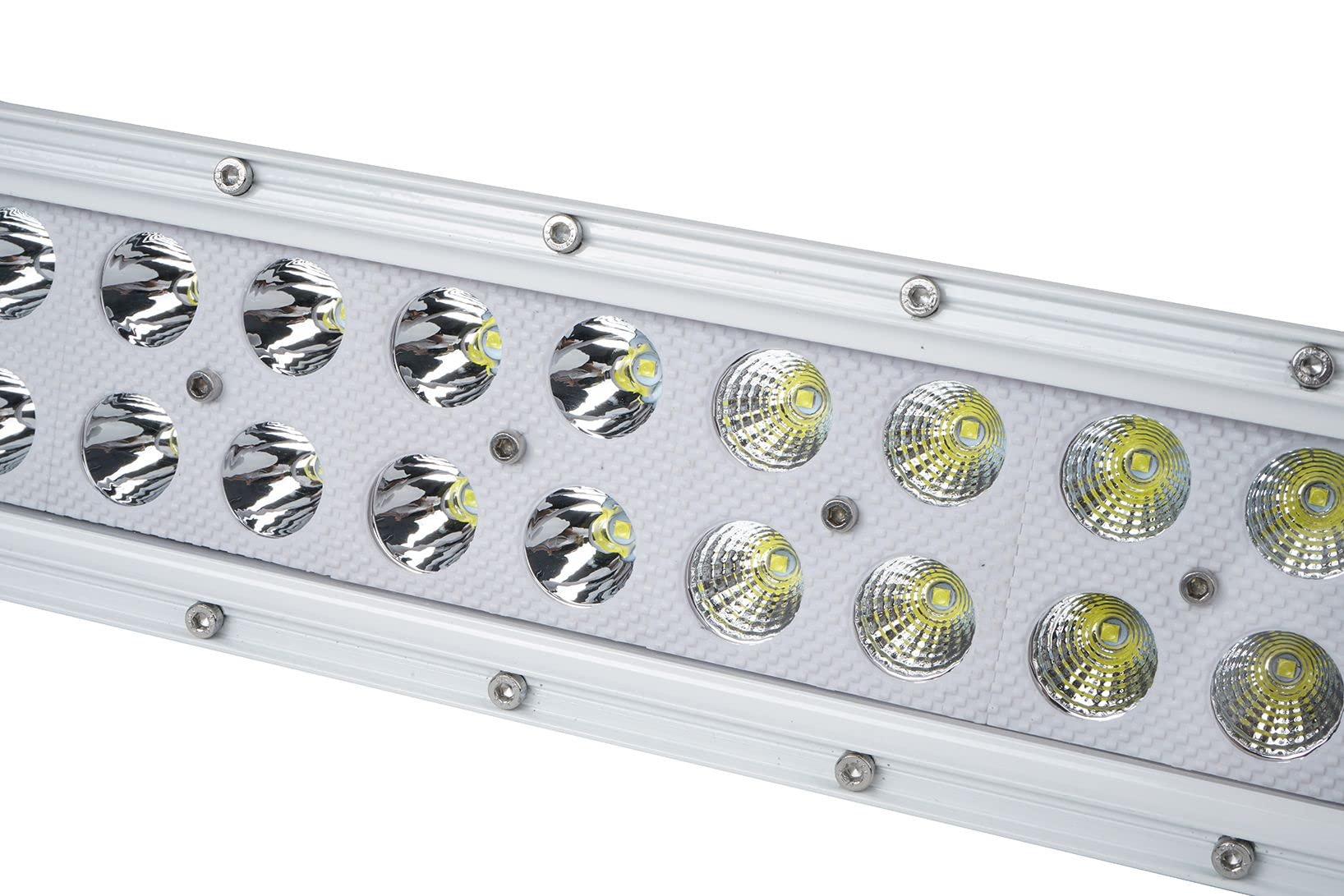 Race Sport Lighting 50inch MS288WWDS Marine Grade Dual Row Straight Light Bar with 288-Watt 96 x 3W High Intensity CREE LEDs