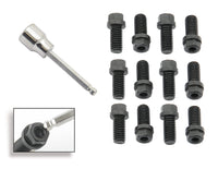 Hex Head Mr. Gasket 3420G Header Bolt , Black