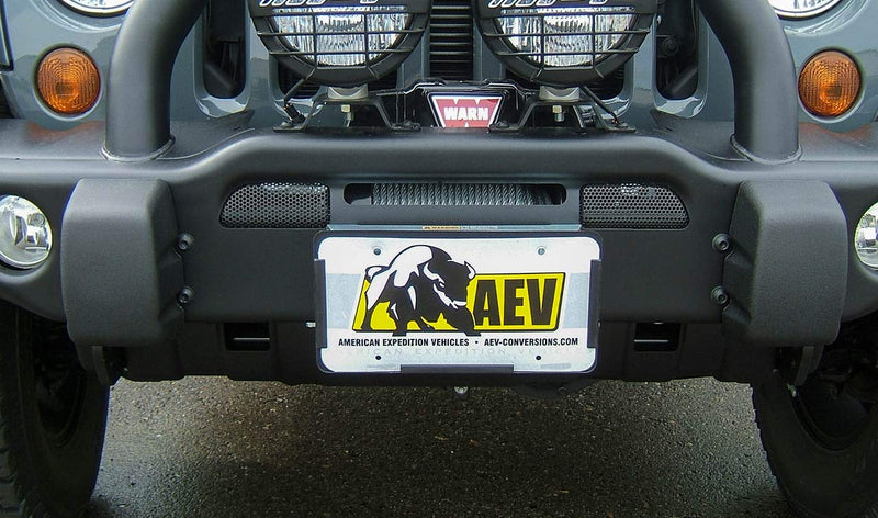 License Plate Mounting Kit AEV Roller Fairlead