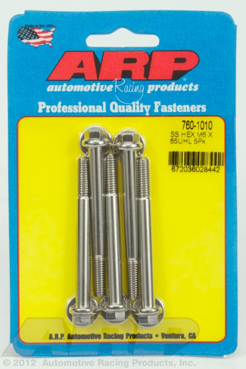 Hex Bolt ARP (760-1010), Stainless Steel