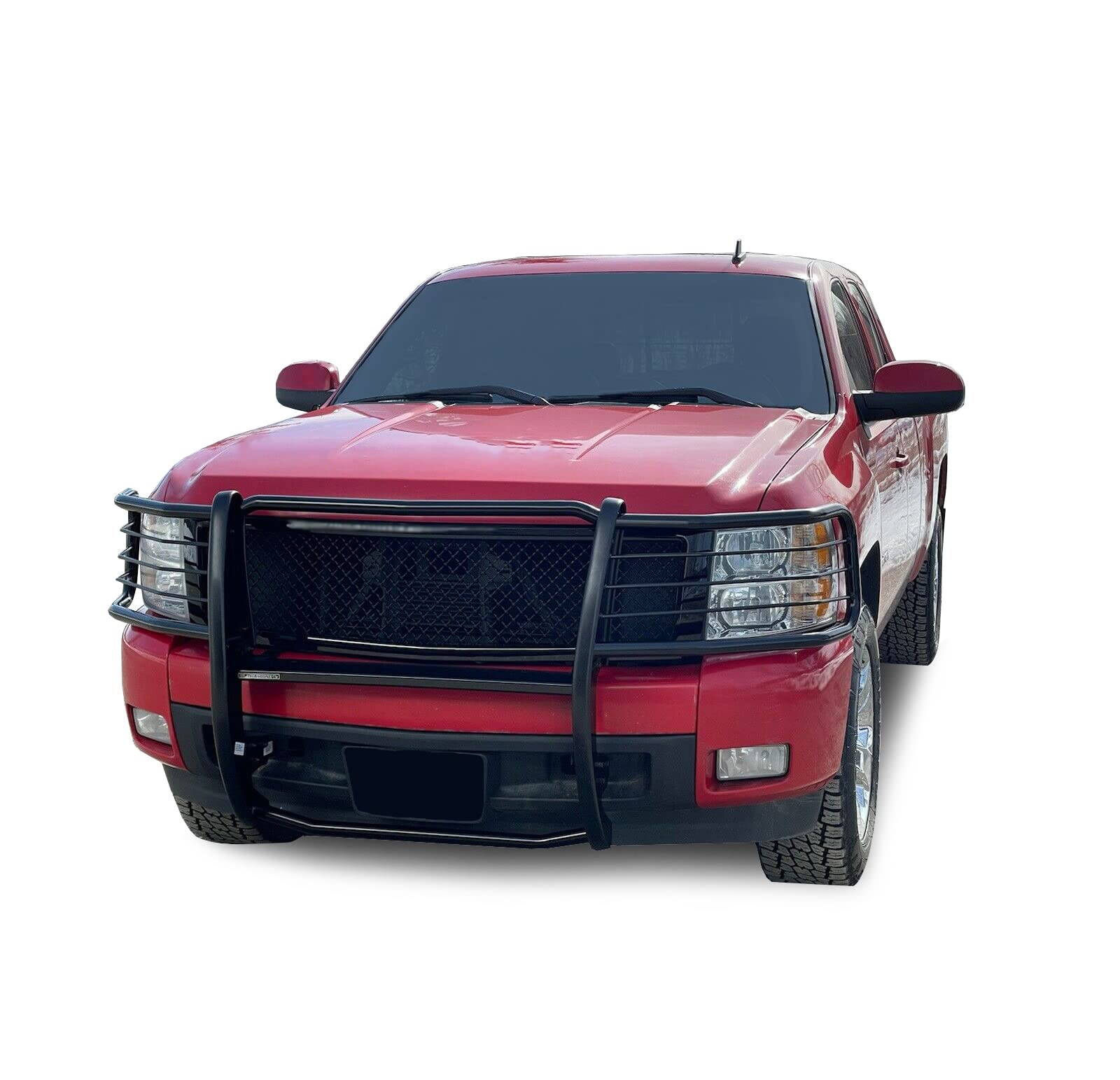 Bumper Guard Black Horse Grille brush Modular Compatible with 2007-2013 Chevrolet Silverado 1500-17A035700A2MA