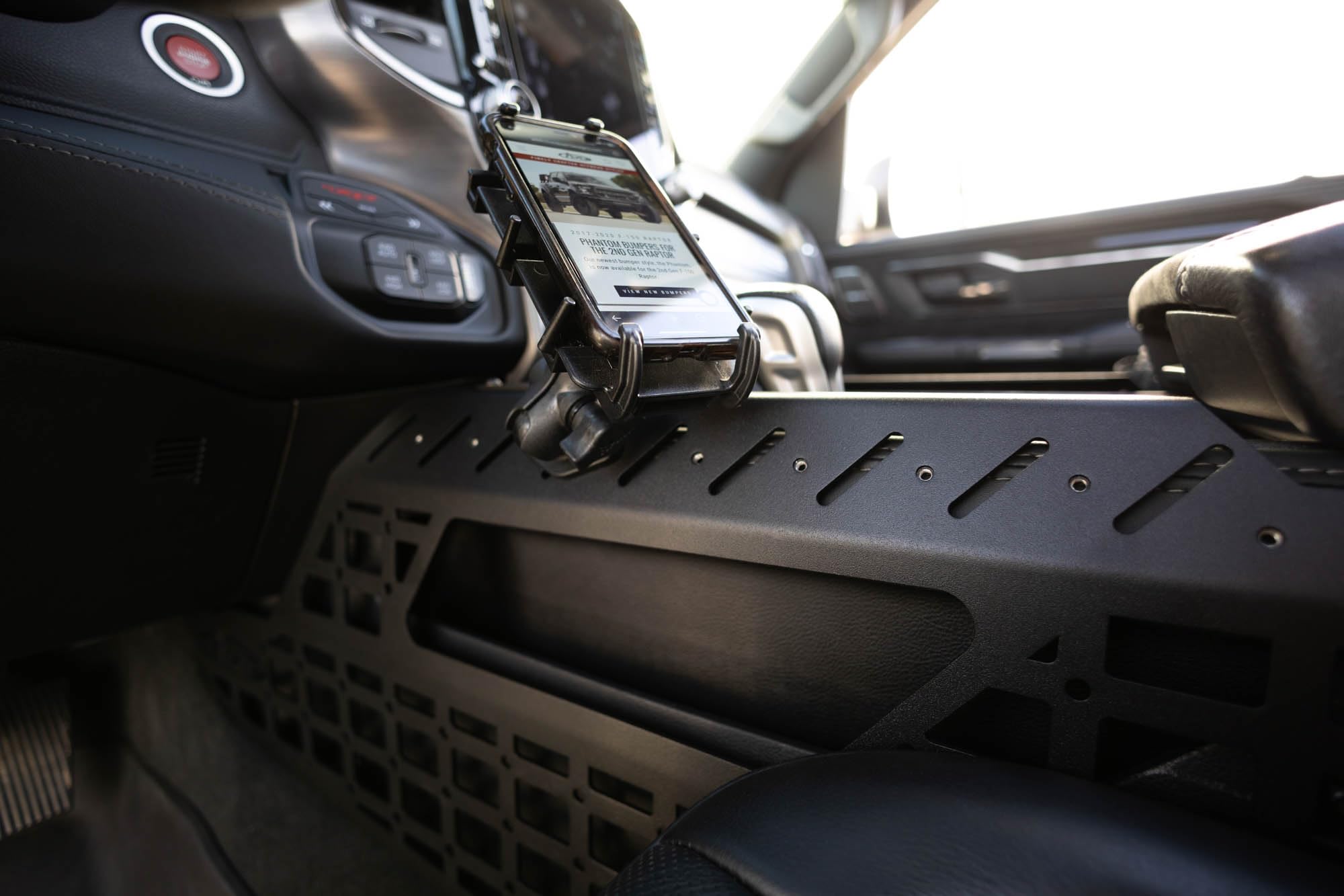 Addictive Desert Designs Molle Panels & Center Console Digital Device Bridge for The 2021-2024 Ram 1500 TRX
