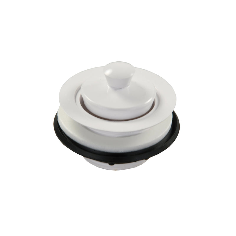 Strainer JR Products 95095 with Pop-Up Stopper - White