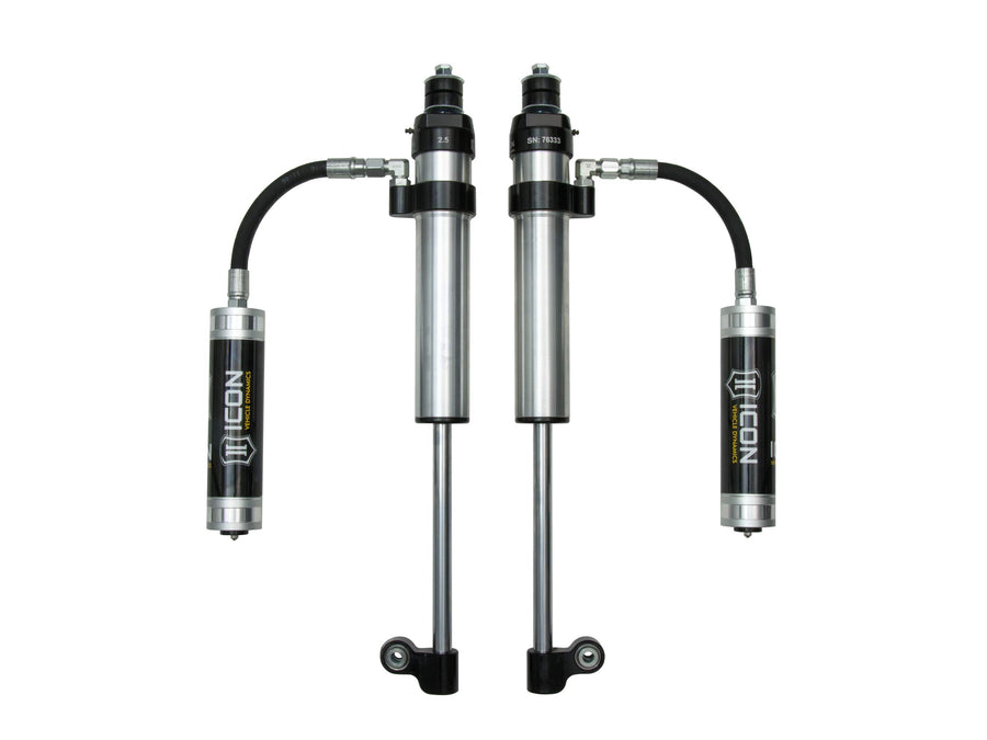 0-2.625" Lift ICON, Rear, 2.5 RTX Omega RR Shocks, Pair, Compatible with 2005-Up Toyota Tacoma, 57826P
