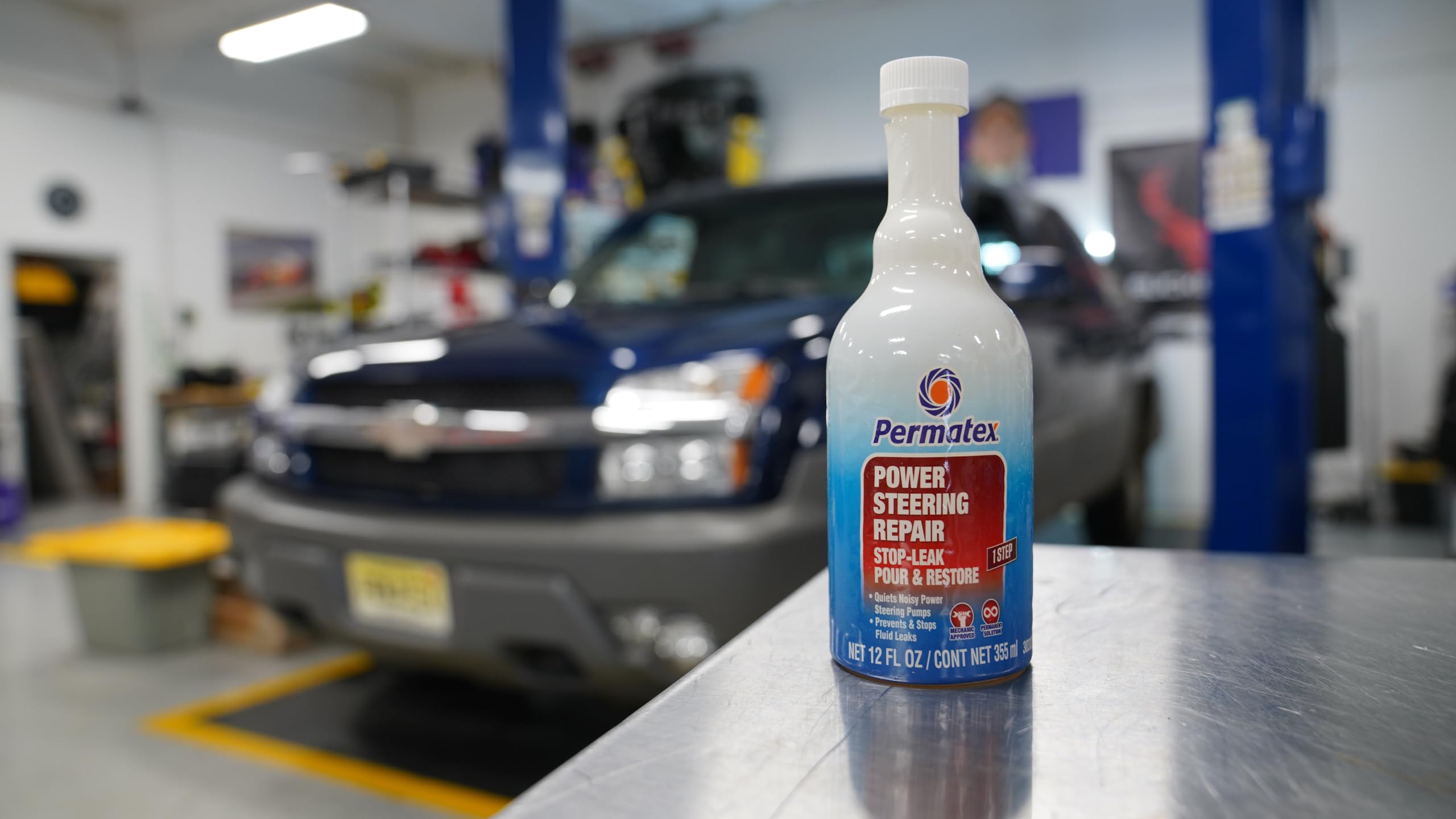 Permatex 30303 Stop Leak - Power Steering, 12 fl oz, Effectively Stops Power Steering System Leaks While Revitalizing Seals and O-Rings