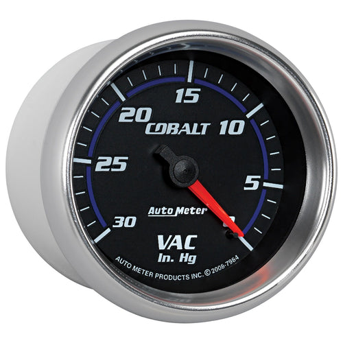 Cobalt Auto Meter 7984 Mechanical Vacuum Gauge