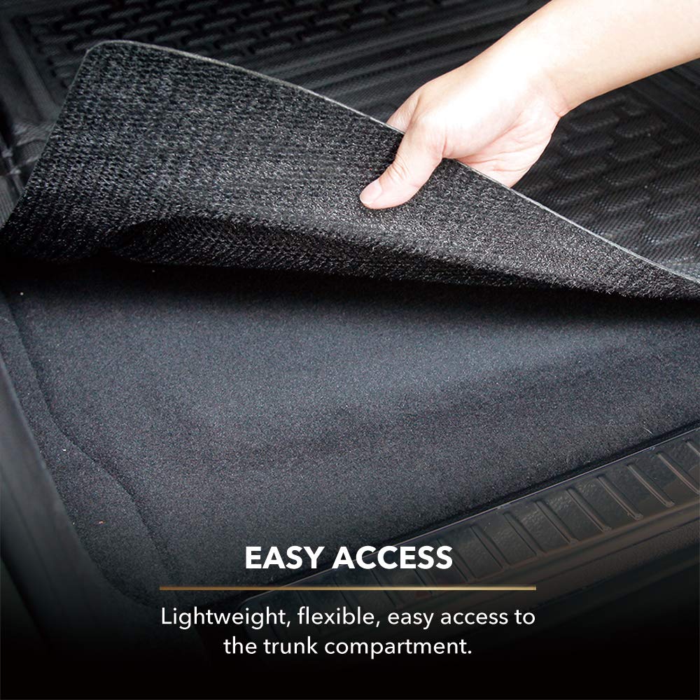 All-Weather 3D MAXpider Rear Trunk Mat for Tesla Model 3 2017-2021 Premium Custom Fit Cargo Liner