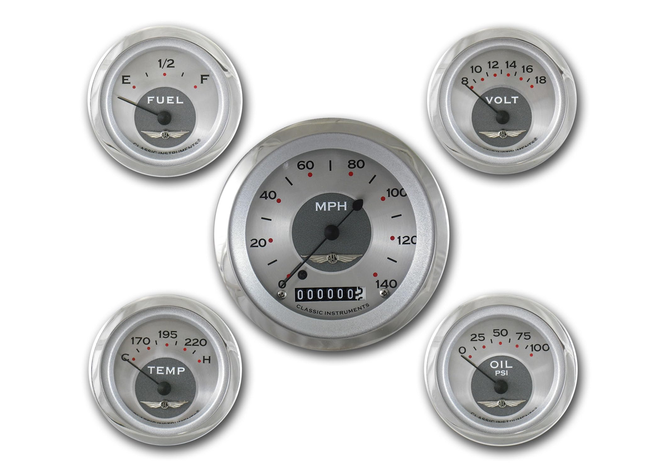 AW00SRC Classic Instruments All American 5 Gauge Set