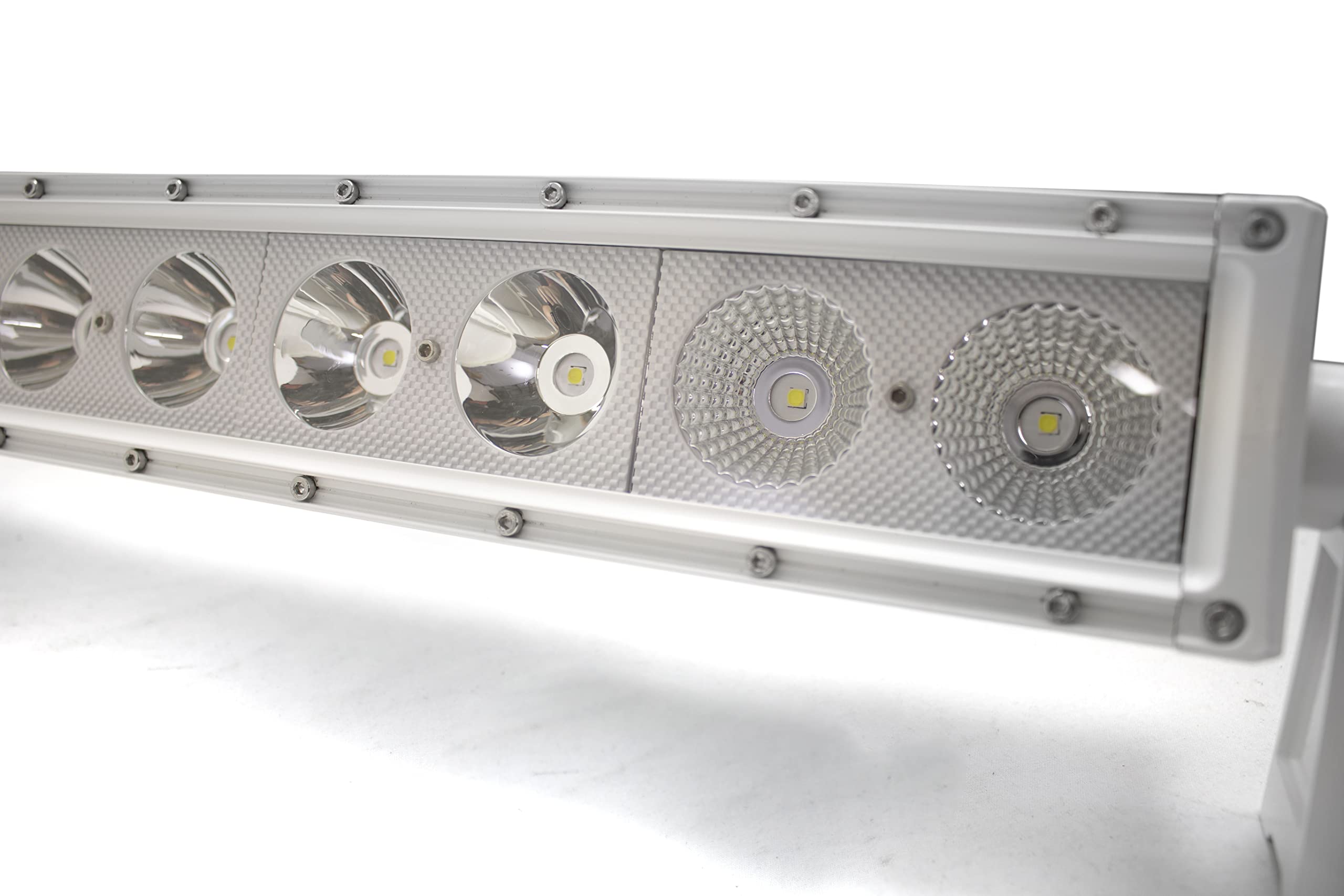 Race Sport Lighting 22.5inch MS100WSRS Marine Grade Single Row Straight Light Bar with 100-Watt 10 x 10W High Intensity OSRAM LEDs