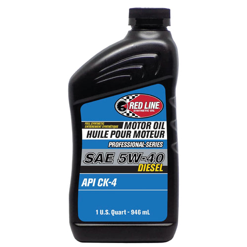 Professional Series Red Line 12714 5W40 Diesel Motor Oil - 1 Quart